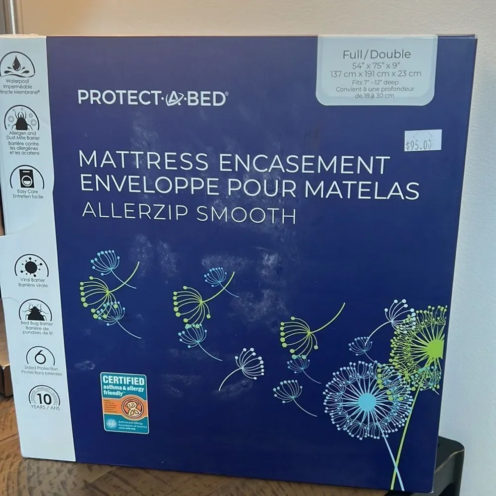 PROTECT-A-BED® MATTRESS ENCASEMENT WATERPROOF MATTRESS PROTECTOR - Picture 4 of 7